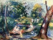Pierre Renoir Landscape with River Spain oil painting artist